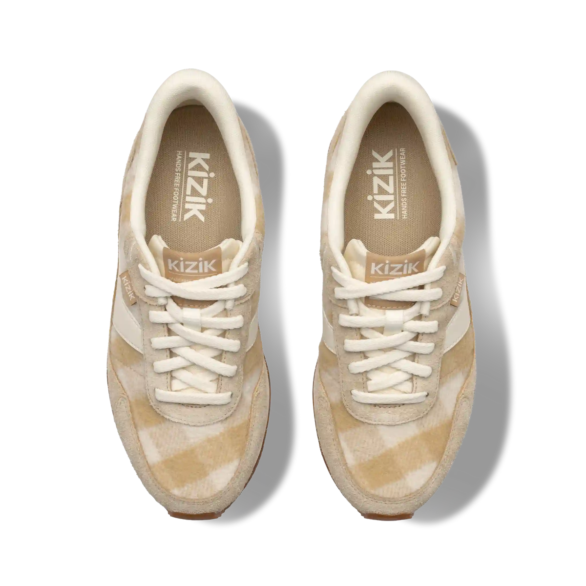 Women's Siena - Tan Suede Plaid