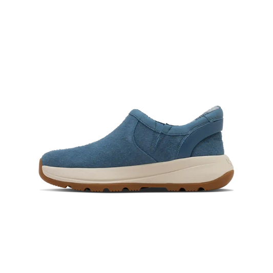 Women's Juno 2 Moc - Blue Suede Plaid