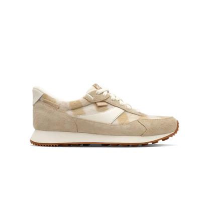 Women's Siena - Tan Suede Plaid